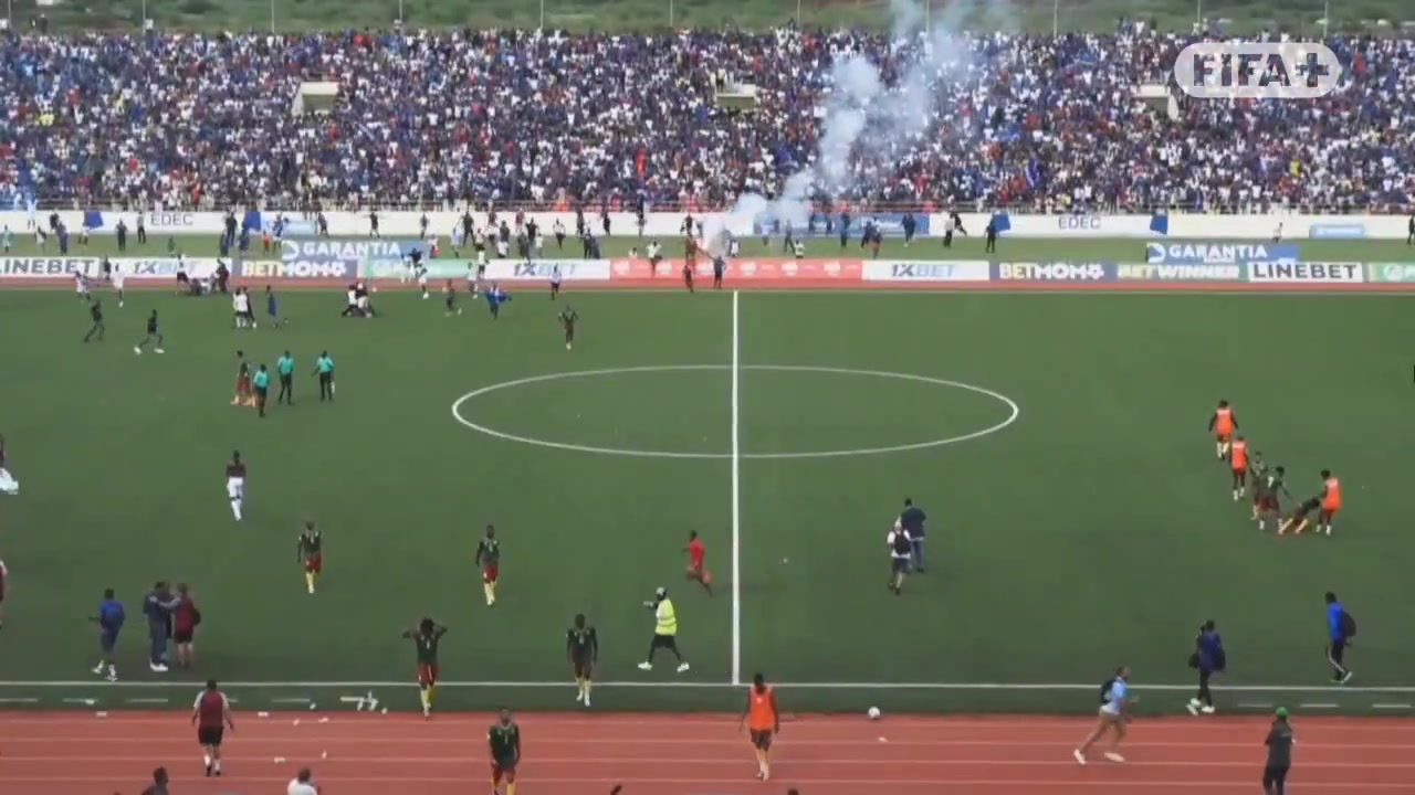 AG官网-距离历史首进世界杯仅一步之遥!佛得角球迷赛后冲场庆祝🎇